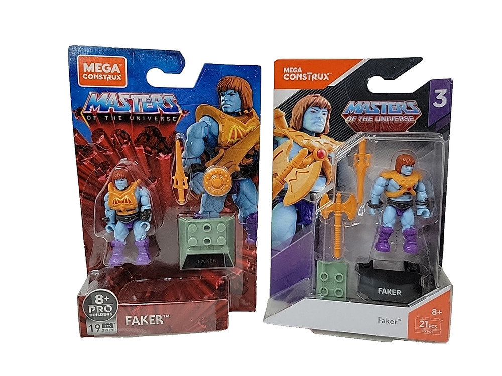 Mega Construx Masters of the UNIVERSE Faker Battle Armor Set Of 2 Figures MOTU